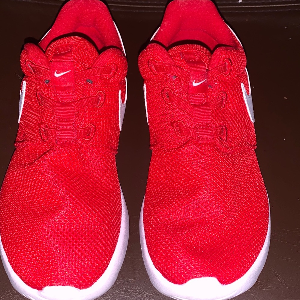 Red Nikes size 2.5Y